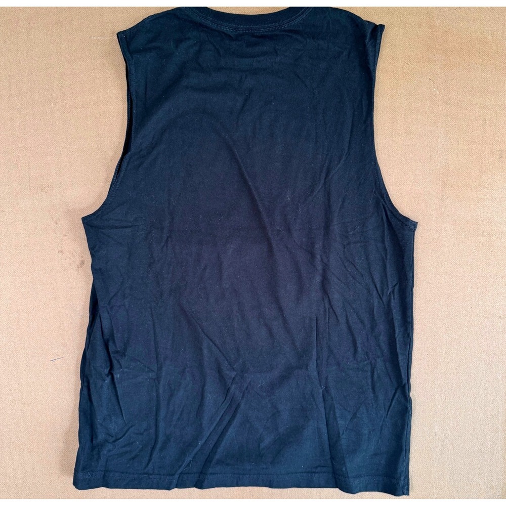 Merica Eagle Mullet Graphic Muscle Tank Top Black Mens Size Medium Patriotic - Picture 3 of 6